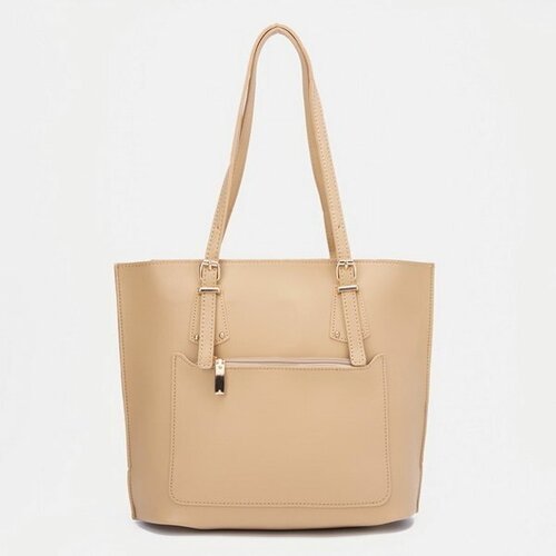 фото Сумка шоппер сима-ленд, бежевый сима-лэнд