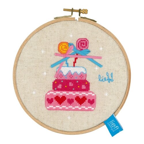 Набор для вышивания Vervaco PN-0150917 Торт на день рождения II