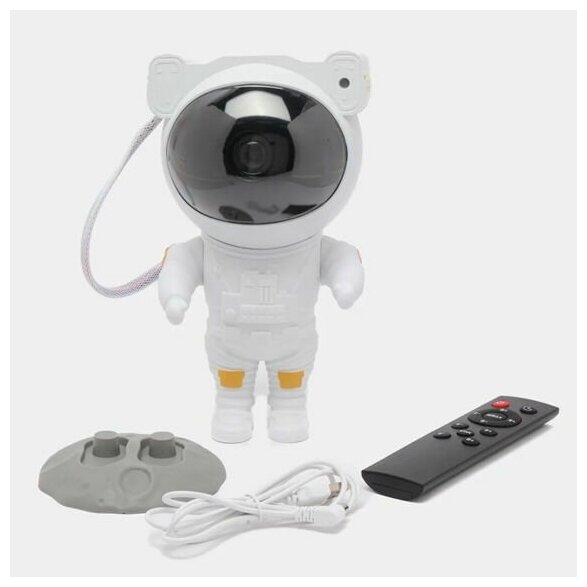 Детский ночник-проектор звездного неба Астронавт с пультом управления - фотография № 8