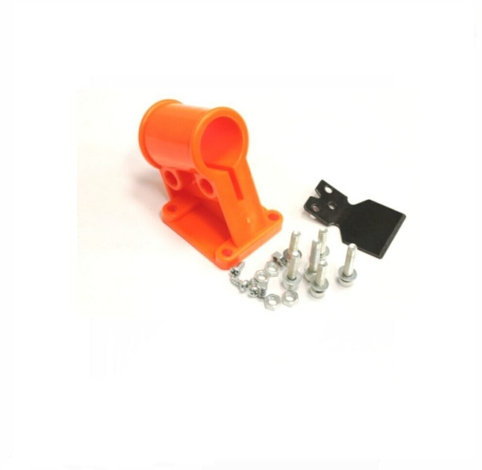 Пластиковый кронштейн для крепления кожуха бензотриммера (26 мм, 4 болта)