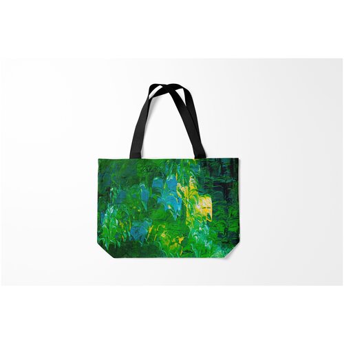 фото Сумка-шоппер / 46х35 см / тренды / абстракция я вижу burnettie