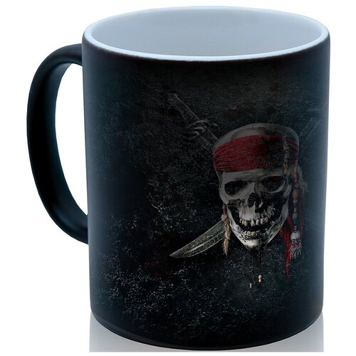 фото Кружка хамелеон пираты карибского моря, хороший подарок drabs