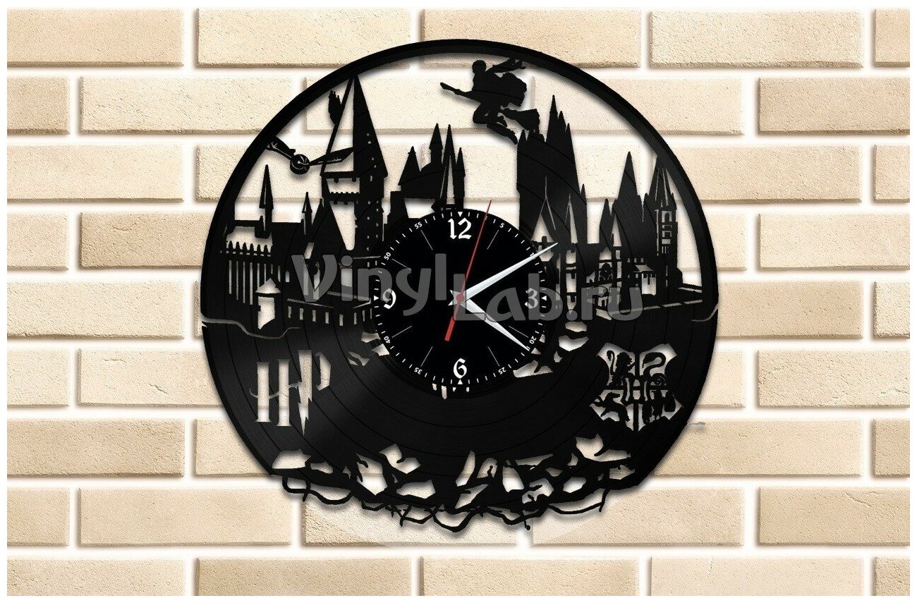 Гарри Поттер — часы из виниловой пластинки (c) VinylLab