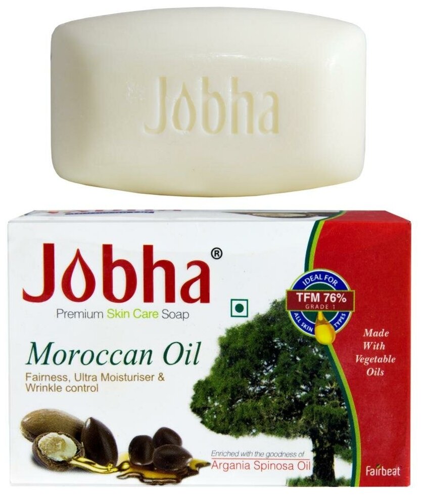Мыло Марокканское масло Джобха (Moroccan Oil Jobha Soap), 125 гр / мыло для рук / Мыло твердое Премиум