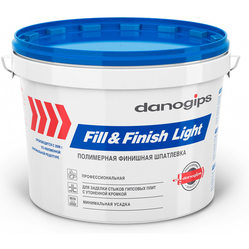 DANOGIPS FILL&FINISH LIGHT шпатлевка финишная, облегченная (10л)