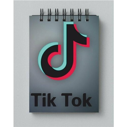 Блокнот Tik-Tok, Тик-Ток №6 брелок tik tok тик ток 6