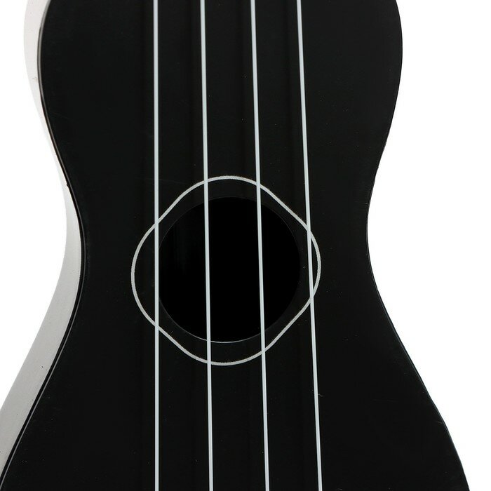 Игрушка музыкальная - гитара "Стиль", 4 струны, цвет чёрный