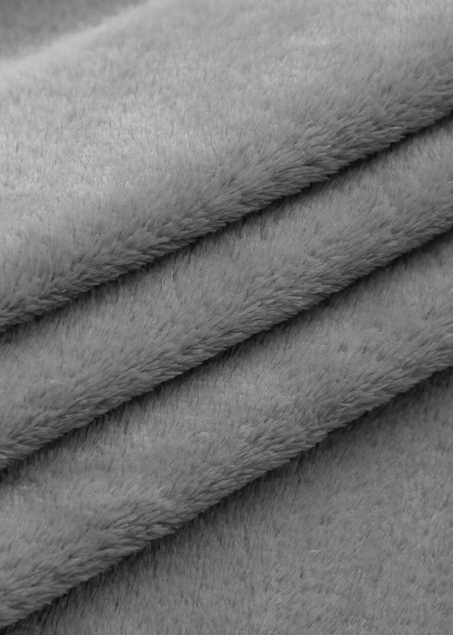 Плед Texrepublic Absolute flannel (серый), 140х200 - фотография № 2