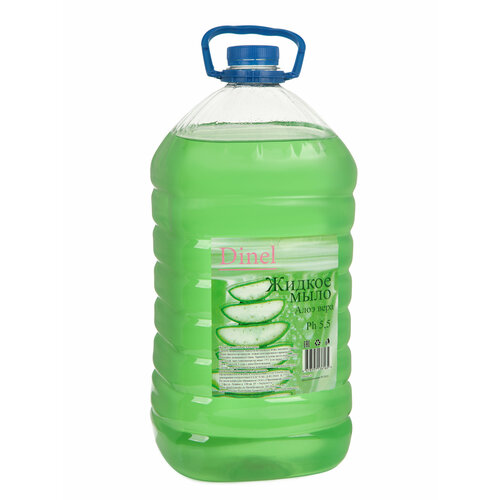 Жидкое мыло Dinel Алое антибактериальный эффект 5 л