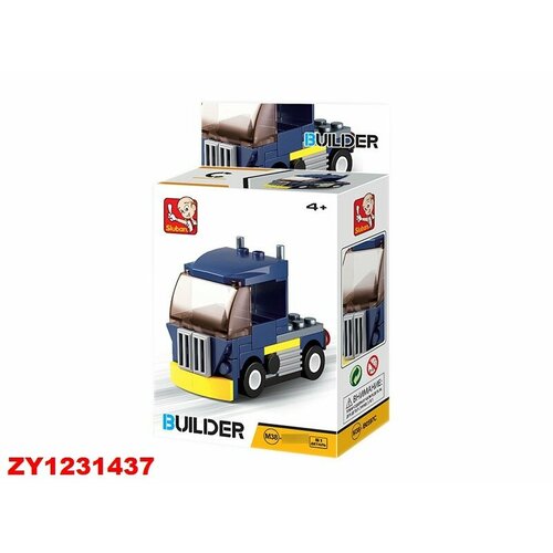 Конструктор Builder 38-0597C Грузовик в коробке конструктор 38 1088 в коробке