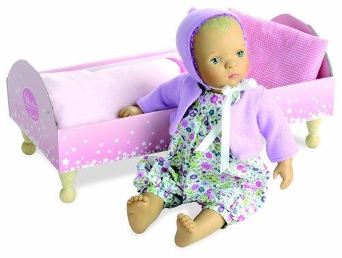 Кукла Baby doll Bibichou Fleur in his bed (Петитколин Бибишу Флёр в кроватке)