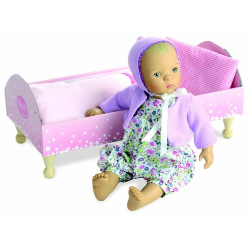 Кукла Baby doll Bibichou Fleur in his bed (Петитколин Бибишу Флёр в кроватке)