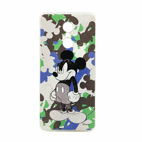 Чехол силиконовый iBox Disney на Xiaomi Redmi 5 / Милитари Микки серый, синий, зеленый