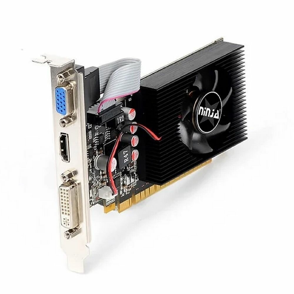 Видеокарта Ninja (Sinotex) GT730 4GB 128-Bit DDR3 DVI HDMI CRT 1FAN RTL — фото 1