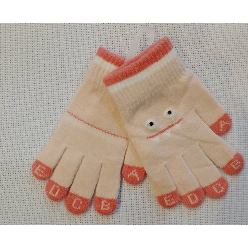 фото Перчатки kim lin, размер 4-6 лет, розовый