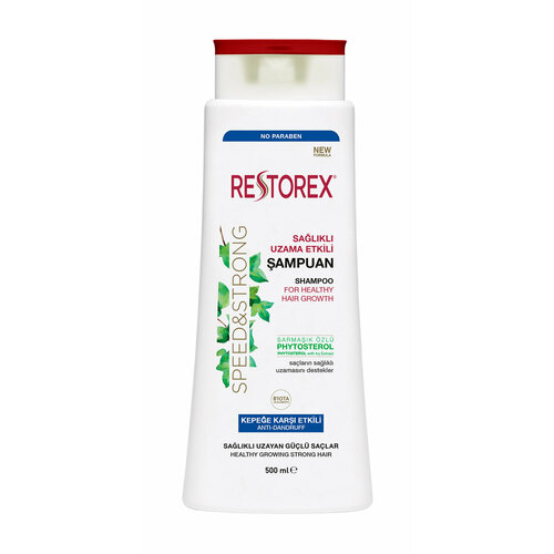 Шампунь для здорового роста волос и против перхоти Restorex Shampoo For Healthy Hair Anti Dandruff /500 мл/гр.