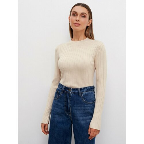 фото Водолазка conso wear, размер 42, бежевый