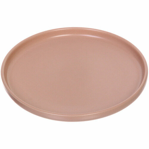 Тарелка керамическая «Акварель» 20,5см*2,5см, розовая