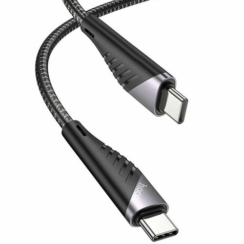 USB-C кабель HOCO U95 Freeway Type-C 3А PD60W нейлон 1.2м (черный)