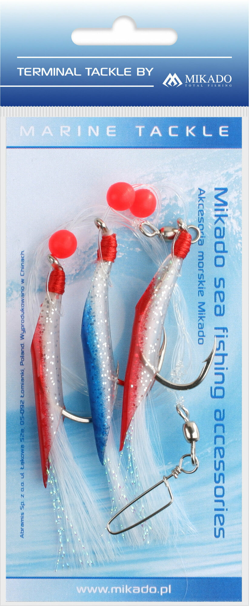 Морская оснастка Mikado HAIR TUBE RIG крючок № 6/0 ( 3шт.) LS-C159