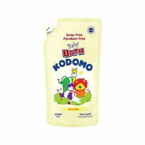 LION Кодомо Пена для ванн детская Рисовое Молочко 650мл