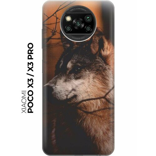 RE: PA Чехол - накладка ArtColor для Xiaomi Poco X3 с принтом Красивый волк re pa чехол накладка artcolor для nokia 2 4 с принтом красивый волк