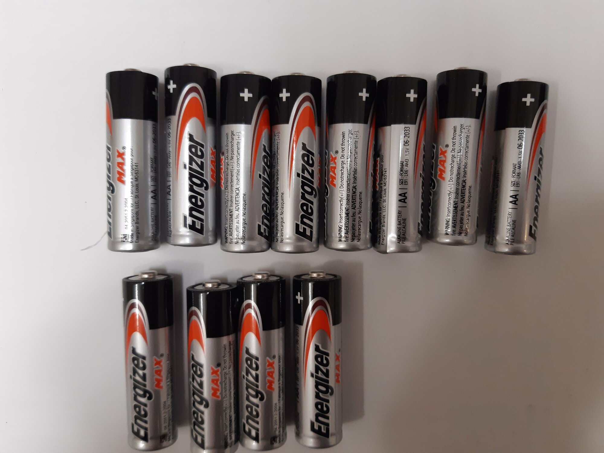 Батарейка LR6 AA ENERGIZER MAX ALKALAINE (до 2033 года) (упаковка 12 штук)