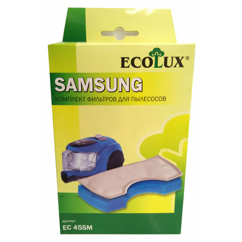 ecolux hepa фильтр для пылесосов samsung 2 шт e8s HEPA-фильтр Ecolux EC45SM для пылесосов SAMSUNG