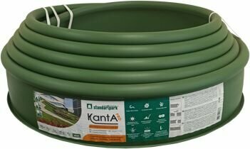 Бордюр садовый Канта Про (KANTA PRO Standartpark) оливковый 10х0,03х0 ...