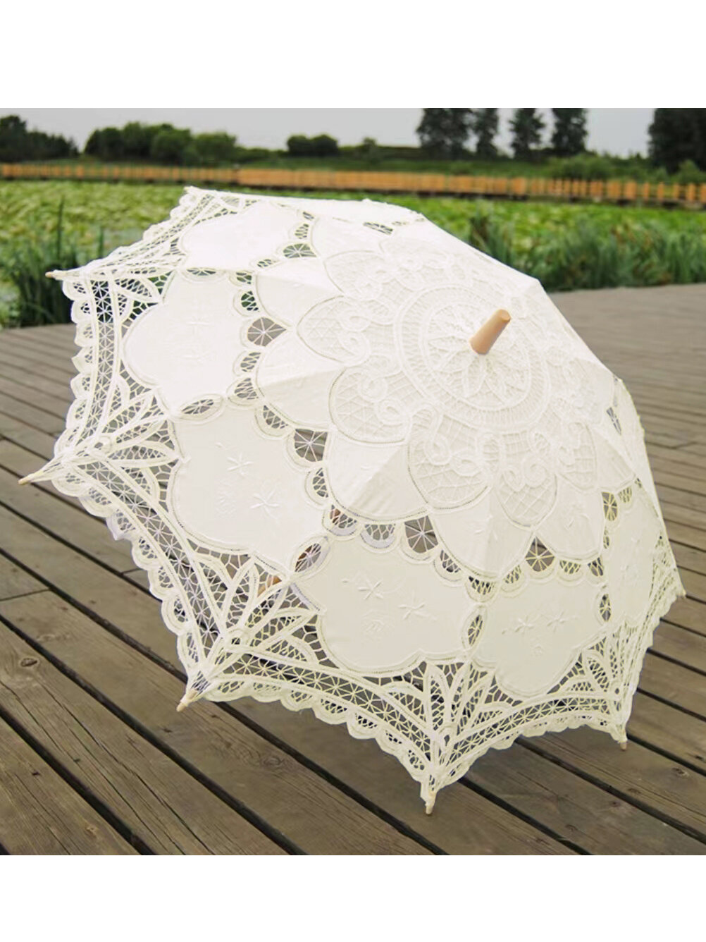 Зонт-трость MIZU, бежевый — фото 1