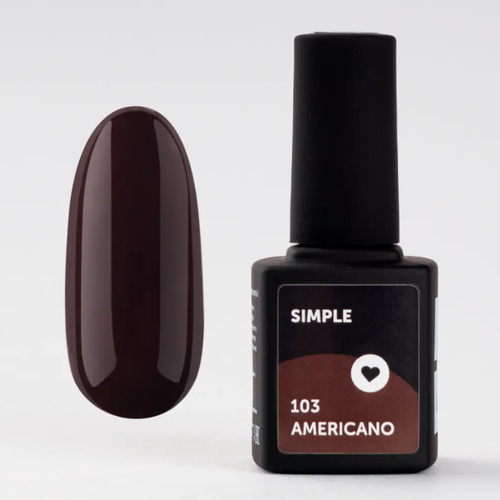 Гель-лак MiLK Simple №103 Americano 9 мл