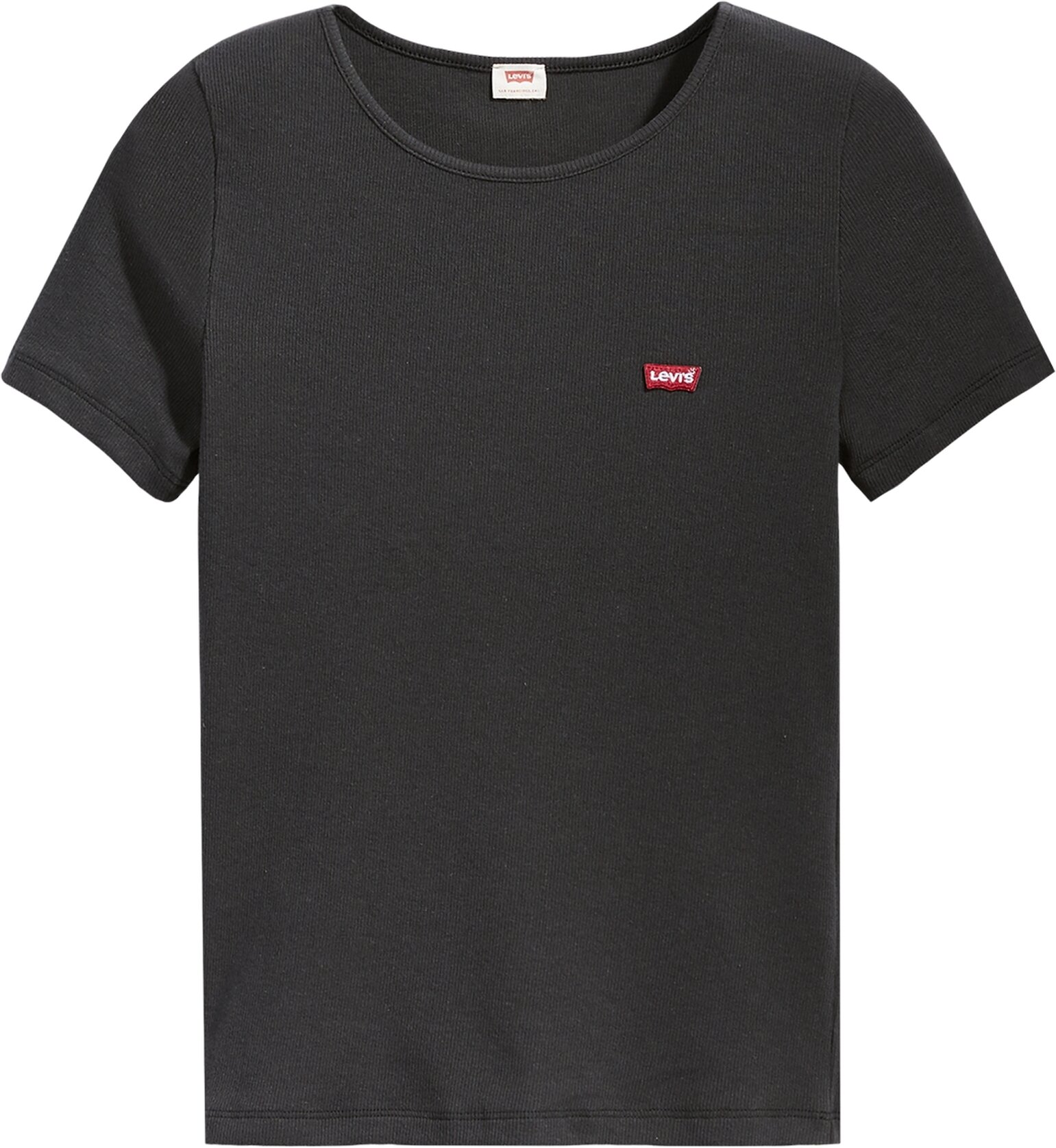 Футболка Levi's Women Honey Short Sleeve Shirt, 1 шт., размер M, черный — фото 1