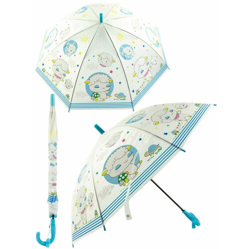 Зонт-трость B.K., голубой