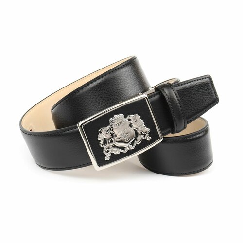 фото Ремень anthoni crown, размер 110, черный