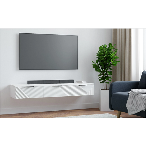 Тумба под ТВ подвесная Салерно NEW 3 лотос