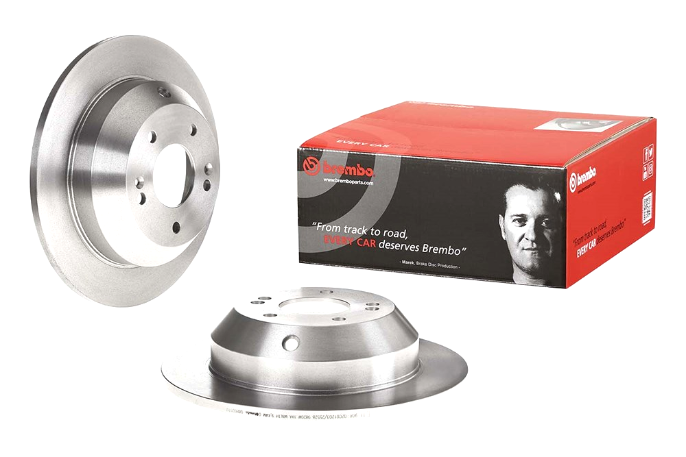 BREMBO 08. B605.10 (08B60510 / 0986479081 / 15043) диск тормозной Santa fe (Санта фе) III (dm, dma) 2.4 ccvt (Комплект 2 штуки)