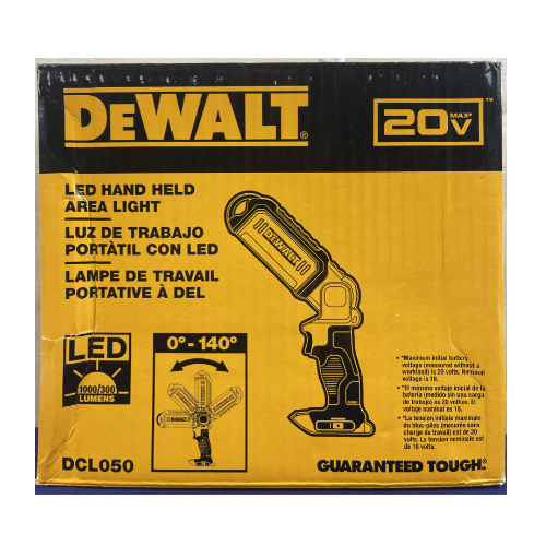 фото Dewalt dcl050 ручной светодиодный фонарь 20 в