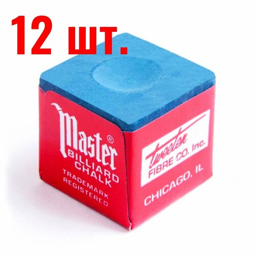 Мел Master (12 шт) синий