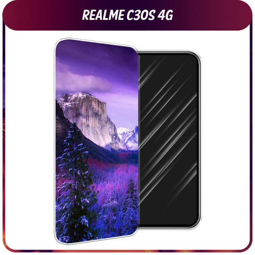 Силиконовый чехол на Realme C30S 4G / Реалми С30S 4G Лес 20 силиконовый чехол на realme c30s 4g реалми с30s 4g кот рисунок черно белый