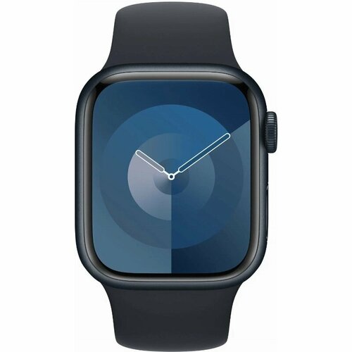 Умные часы Apple Watch Series 9 45 мм Aluminium Case GPS + Cellular, Midnight Sport Band - M/L
