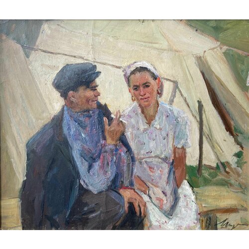 Картина антикварная