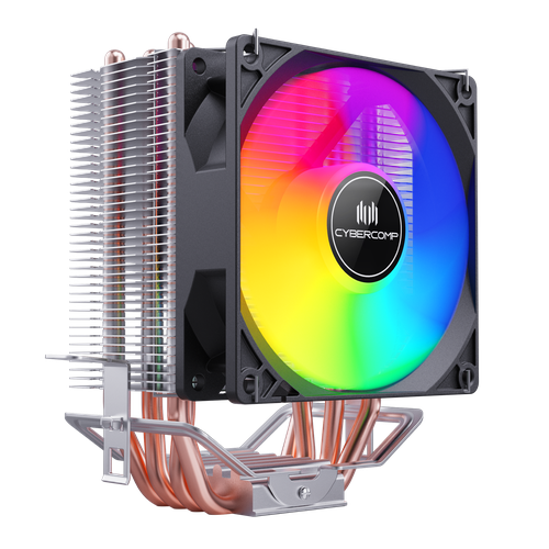 Кулер для процессора CyberComp X400-WC 130W ARGB 3pin 4 трубки
