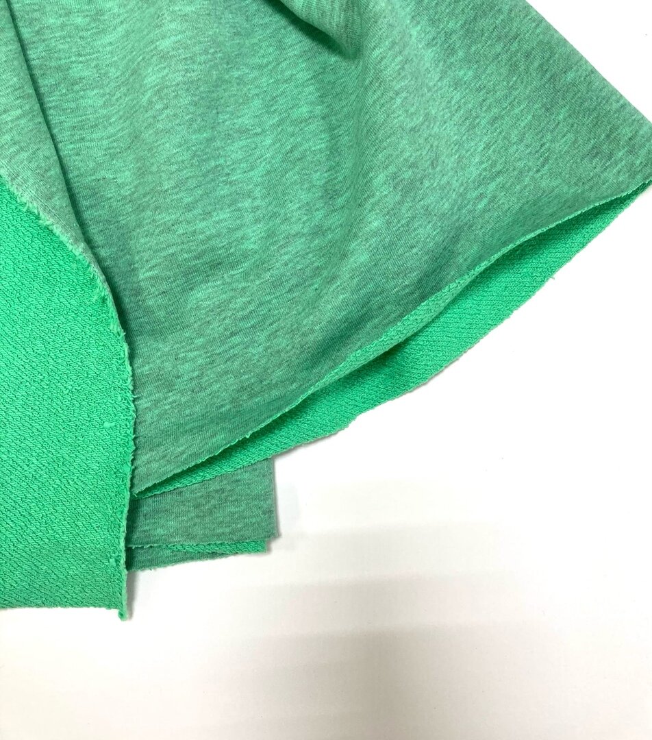 Футер 3-х нитка петля "Зеленый меланж"