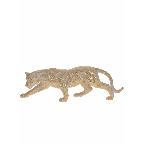 Фигурка декоративная Remecoclub Леопард из полимера, 8x31x8 см