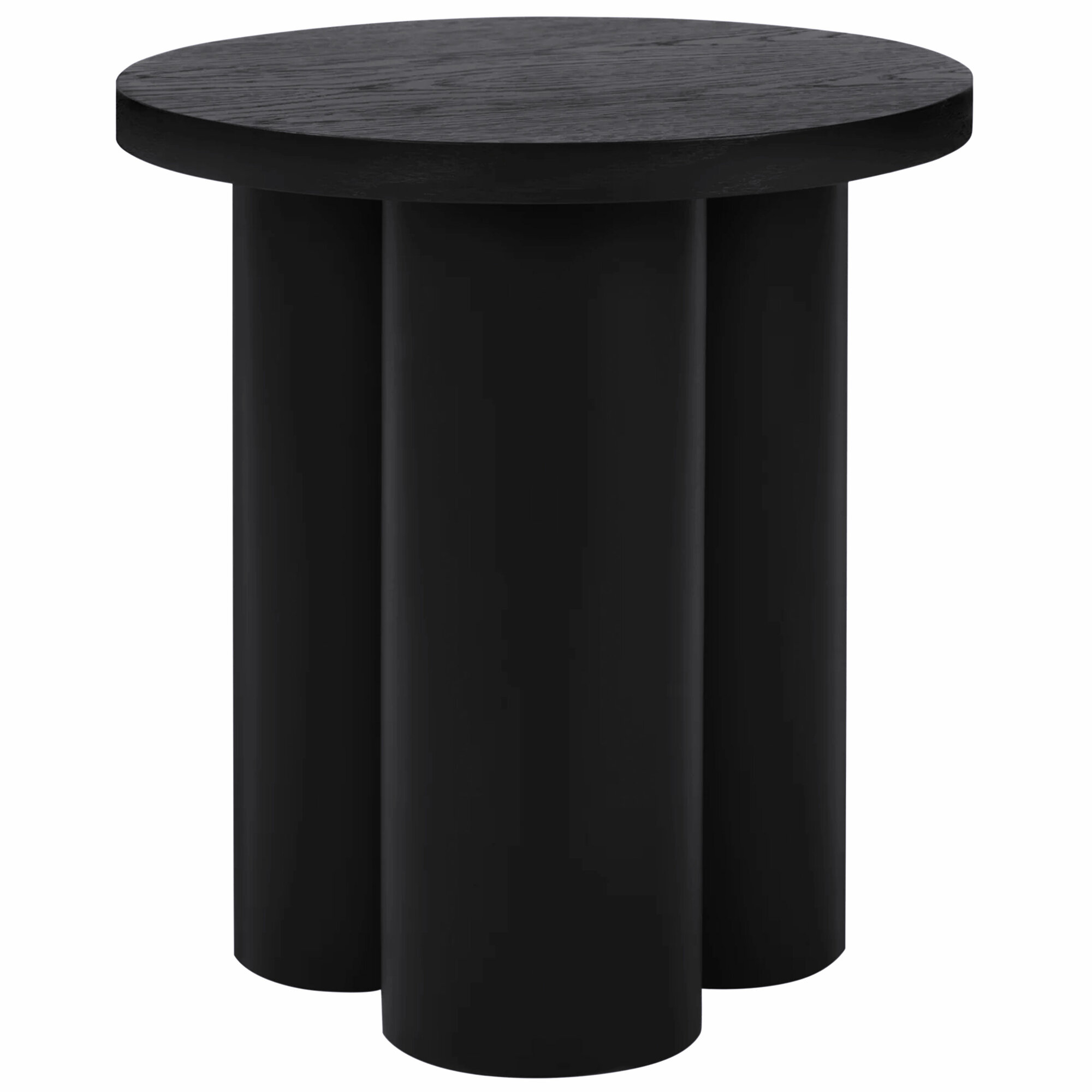 Журнальный столик, 39 х 39 x 47 см, Victoria, глубокий черный, матовый