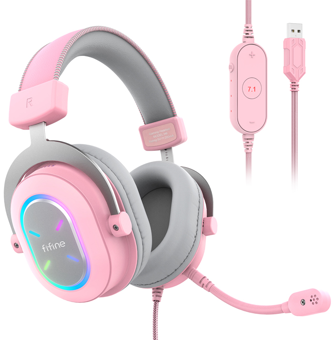 Гарнитура Fifine H6X Pink