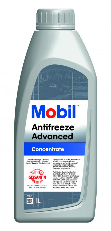 Антифриз Mobil Antifreeze Advanced - Concentrate 1L