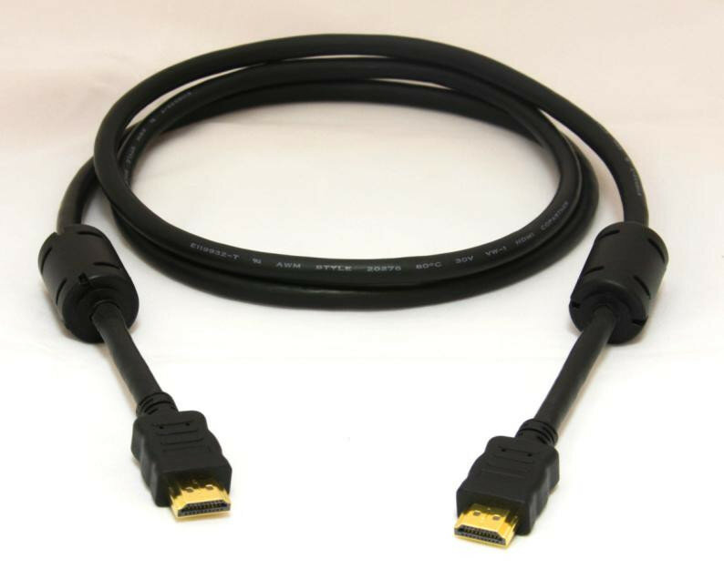 Кабель HDMI (REXANT (17-6204) HDMI - HDMI gold, 2М, с фильтрами)