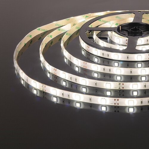 Лента светодиодная 12V 5050 SMD 30LED 72W 6500K IP20 5м 450₽