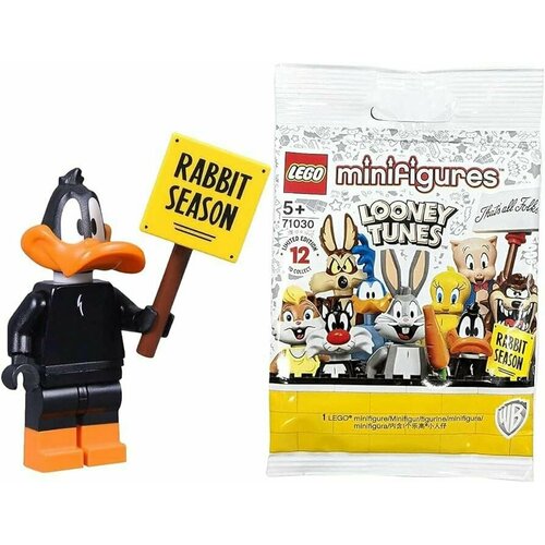 Lego 71030-7 Минифигурка Looney Tunes. Даффи Дак lego конструктор lego minifigures 71030 looney tunes